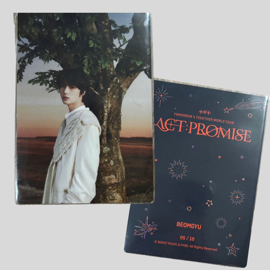 Tomorrow by Together (TXT) Act:Promise Tour merch Photo cards