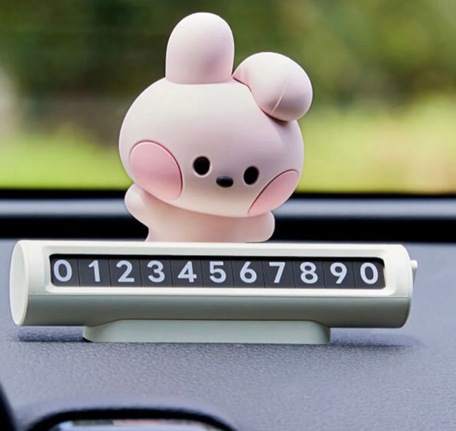 BT21 phone number plate