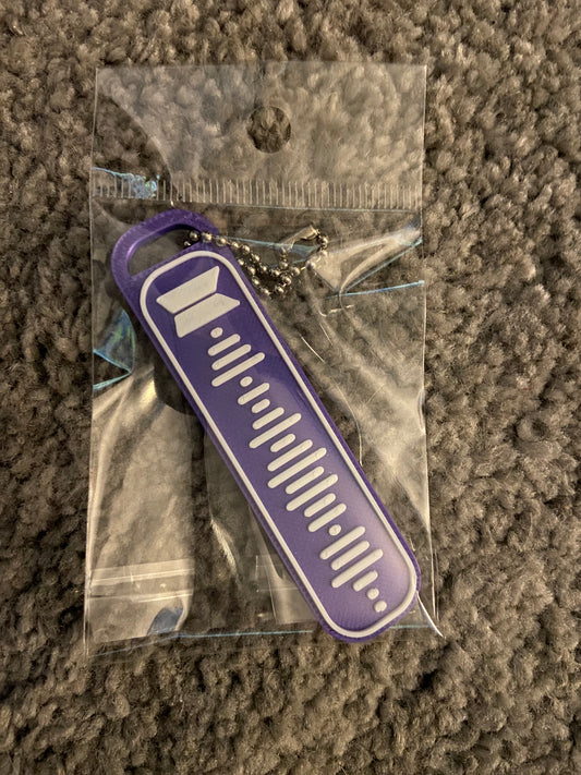 K-pop song code keychain