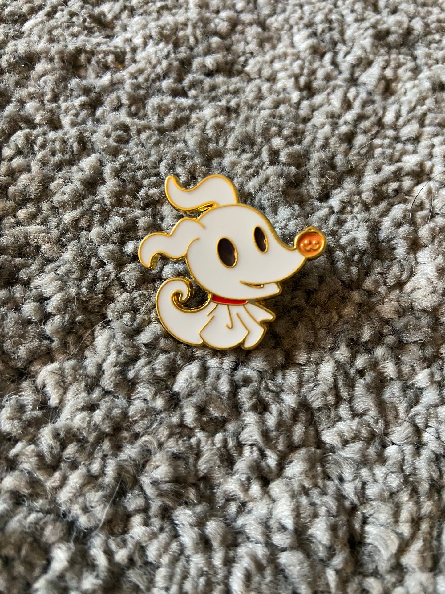 Ghost dog pin