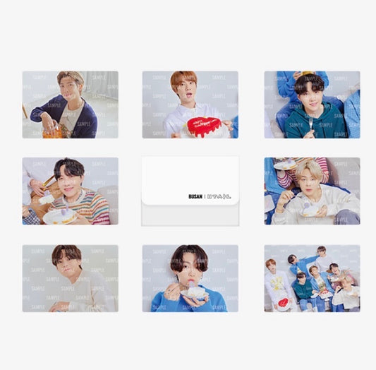 BTS official Busan photo cards