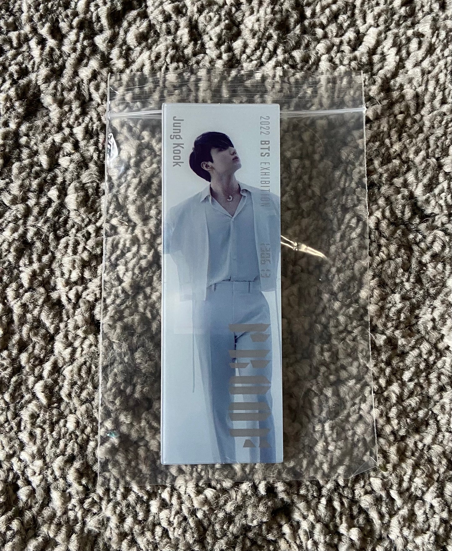 BTS proof exhibition bookmarks