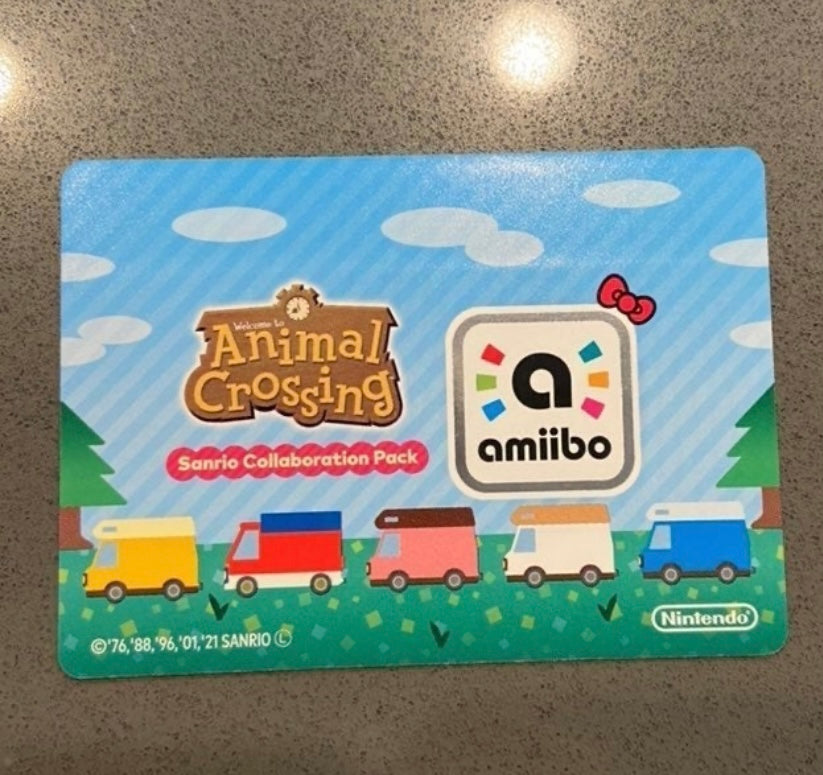 Nintendo and Sanrio Animal Crossing Amiibo cards (individual)