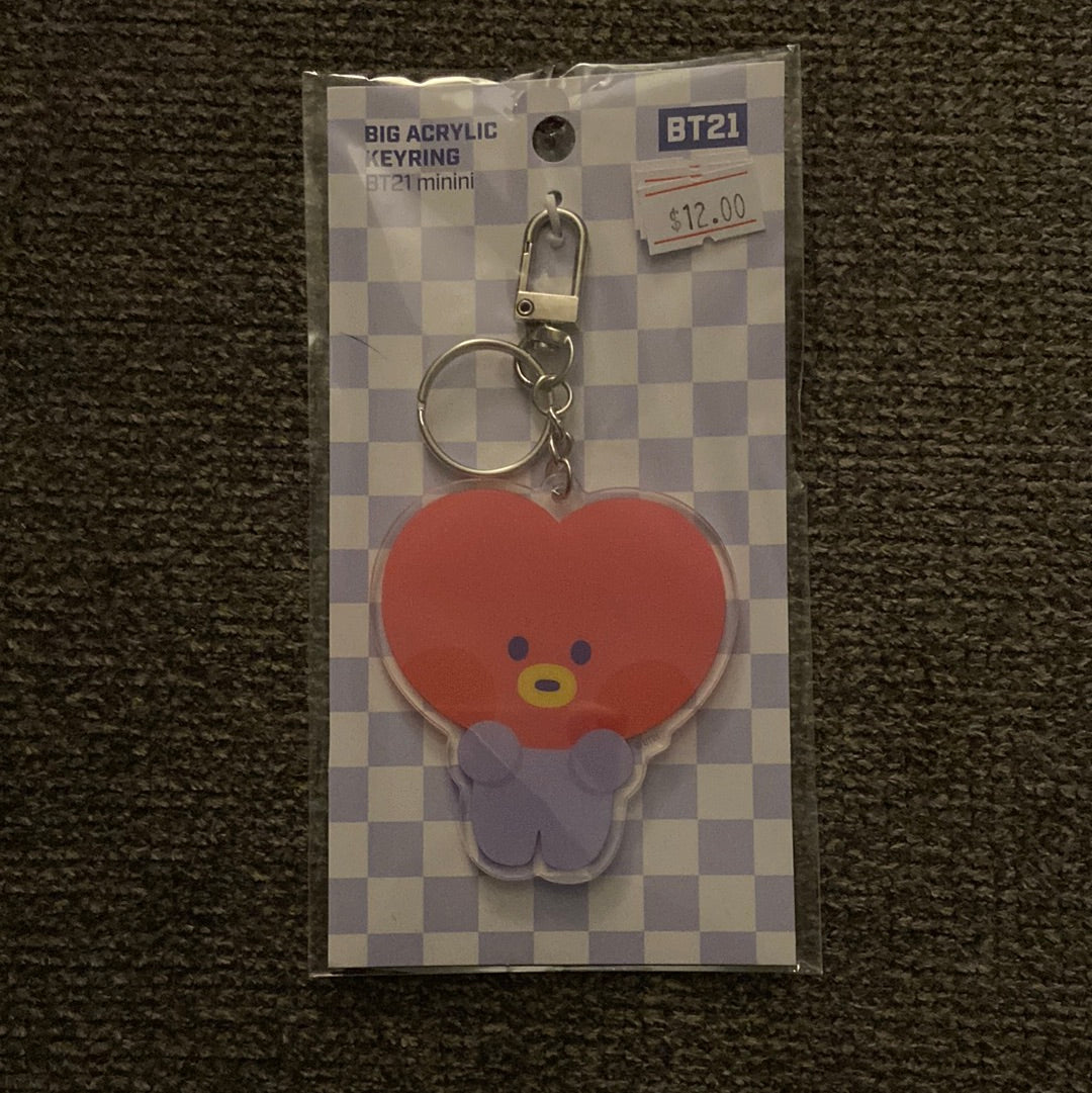 BT21 acrylic keychains