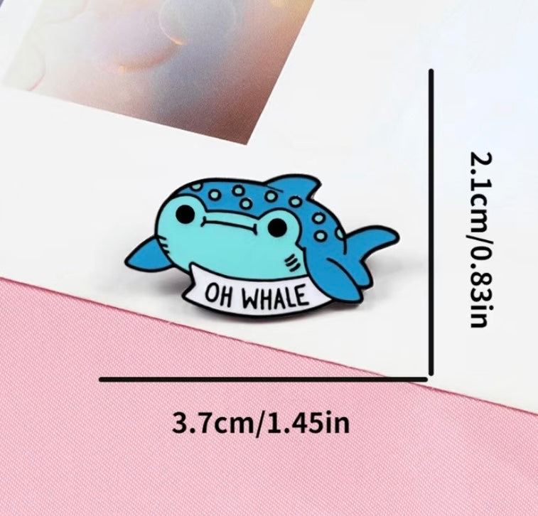 Oh Whale pin