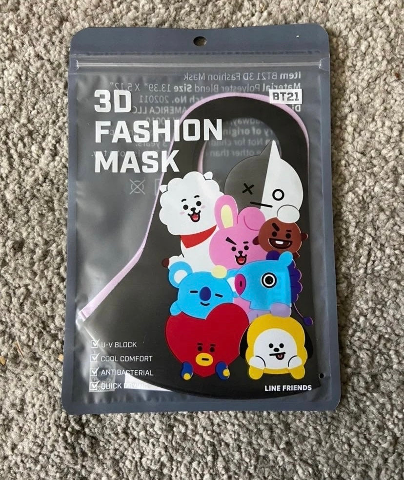 BT21 mask set