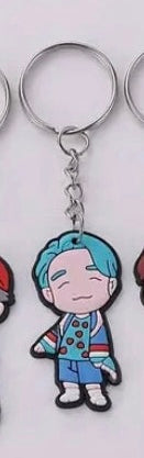 BTS Tiny Tan inspired silicon character keychains