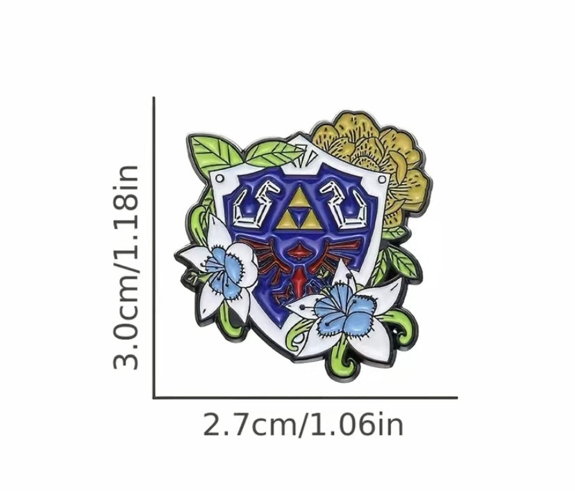 Zelda shield pin