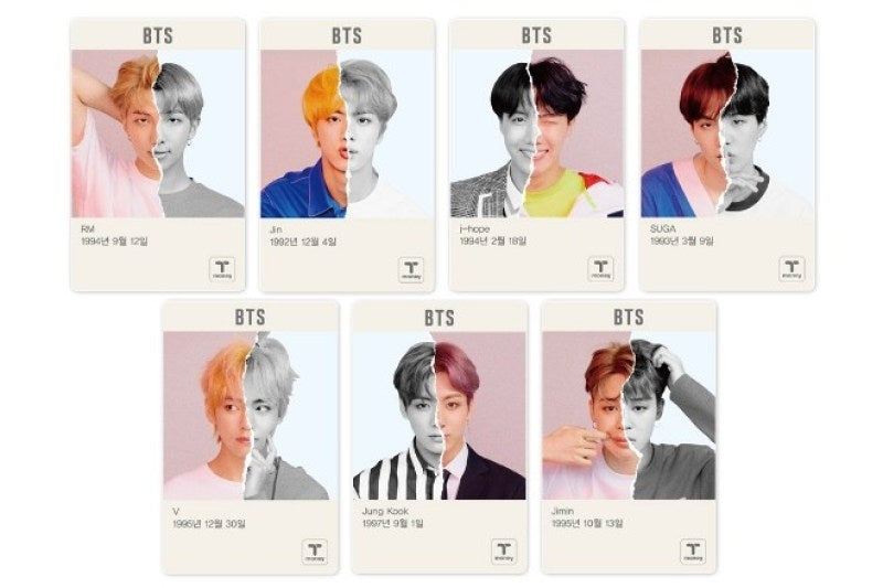 BTS Tmoney card (preorder)