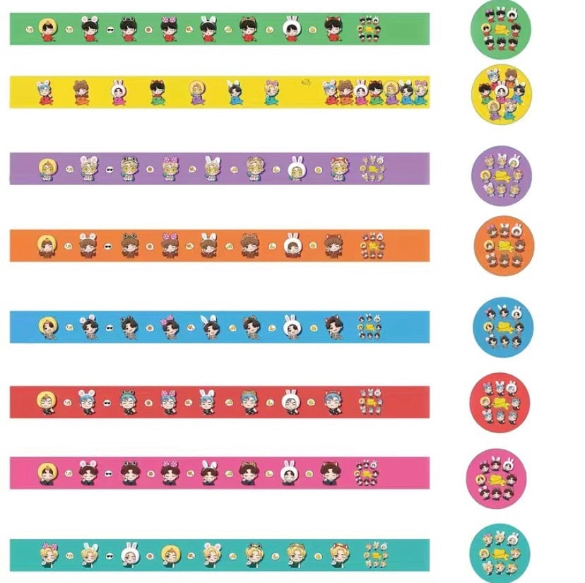 Tiny Tan inspired washi tapes