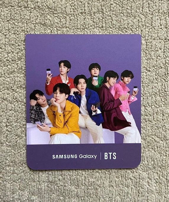 BTS x Samsung collab photocards