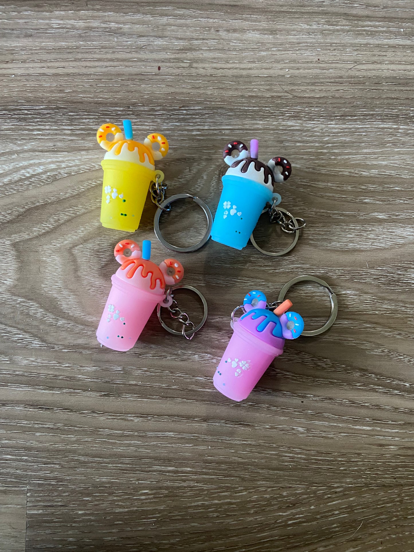 Themed drink keychains