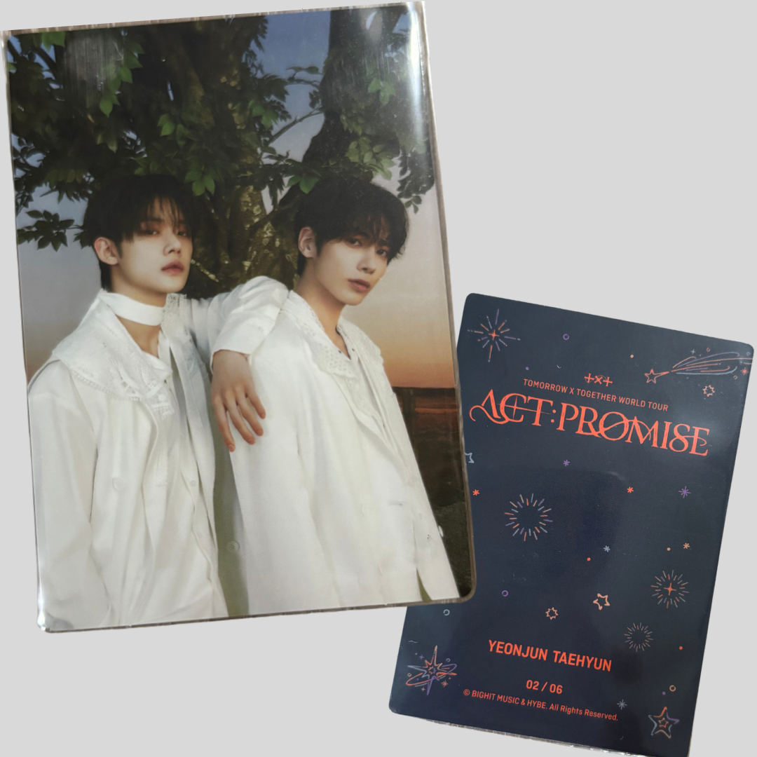 Tomorrow by Together (TXT) Act:Promise Tour merch Photo cards