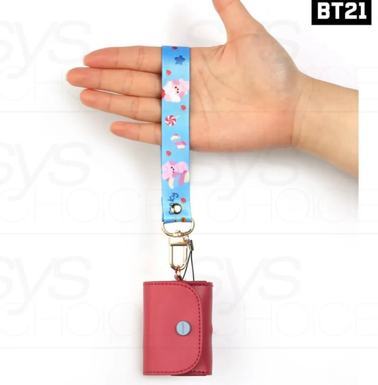 BT21 strap keychain