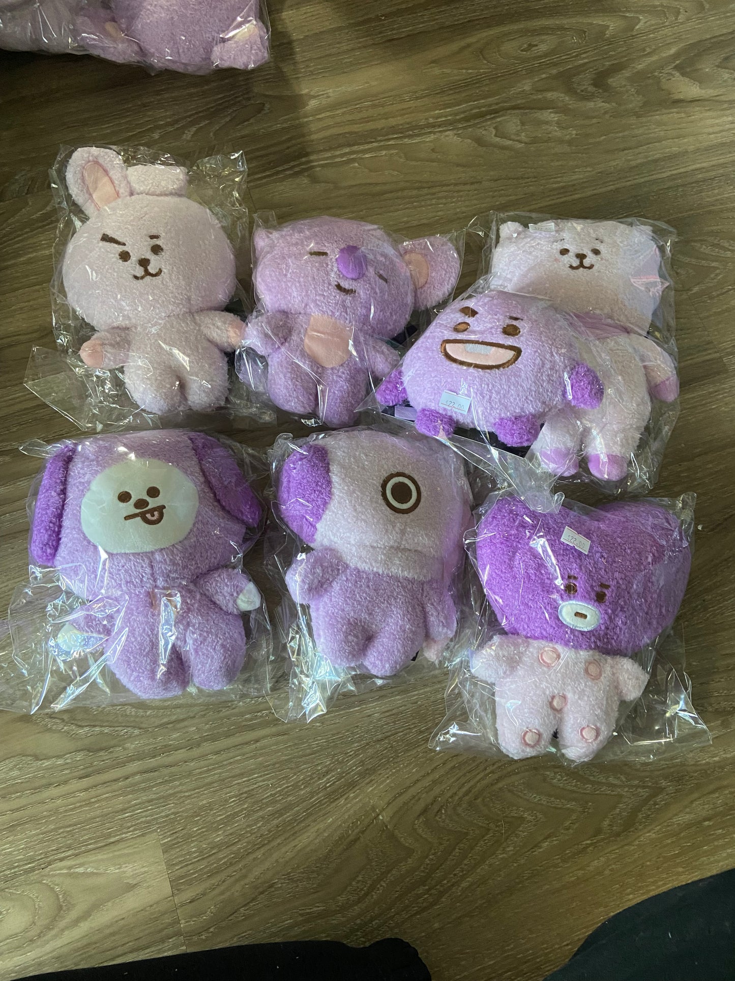 BT21 purple plushies