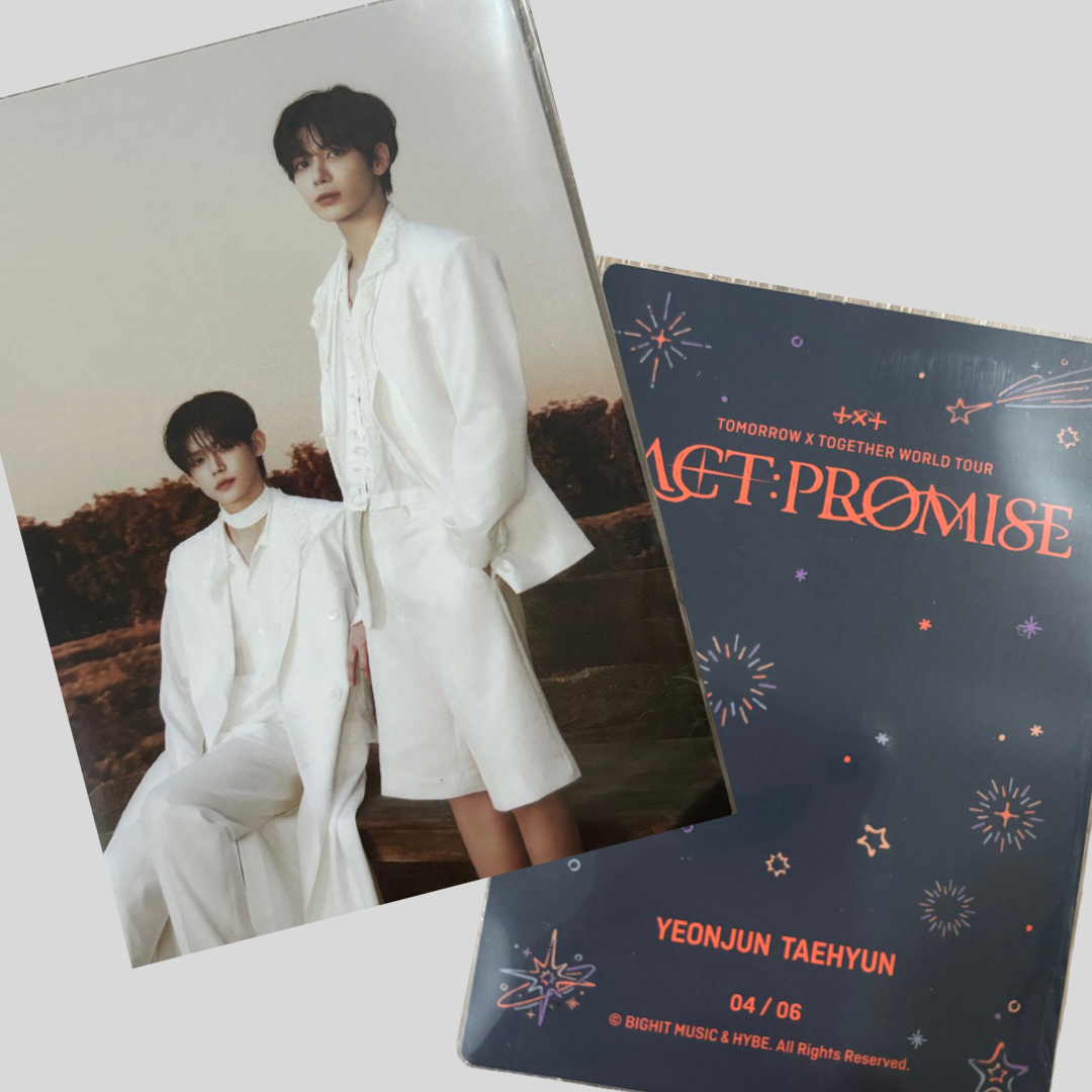 Tomorrow by Together (TXT) Act:Promise Tour merch Photo cards