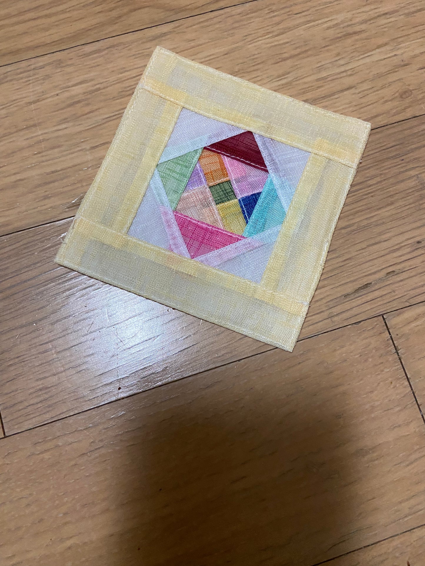 Korean traditional pattern fabric coaster