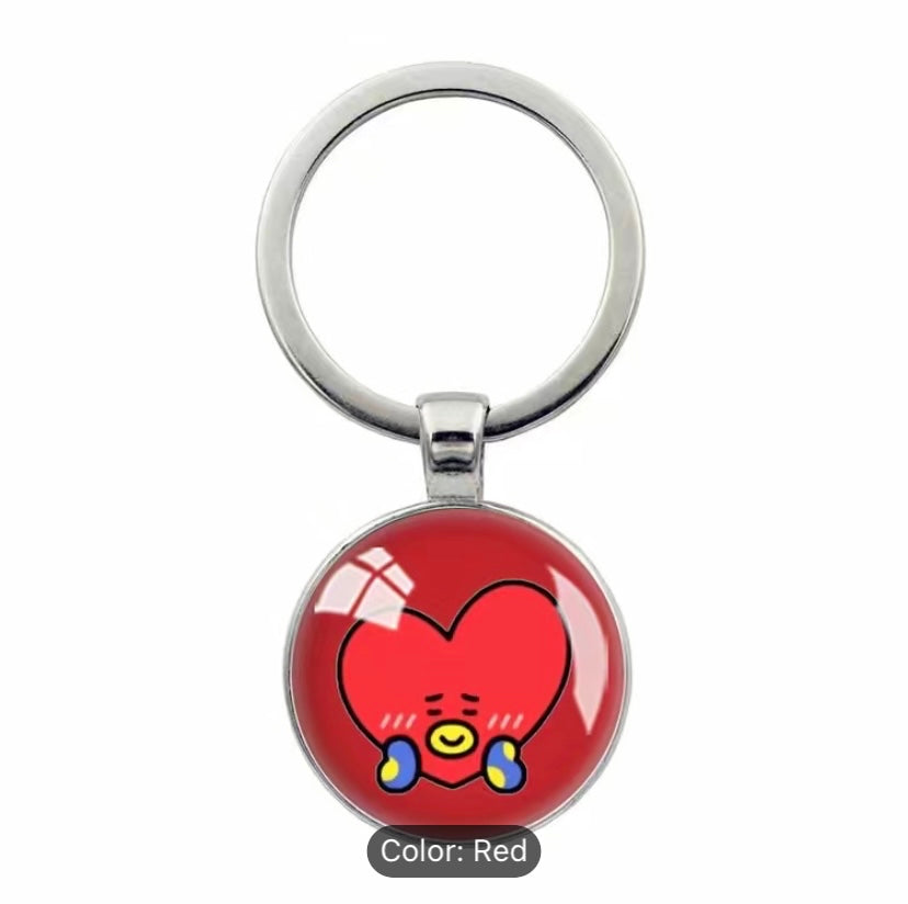 BT21 inspired bubble keychains