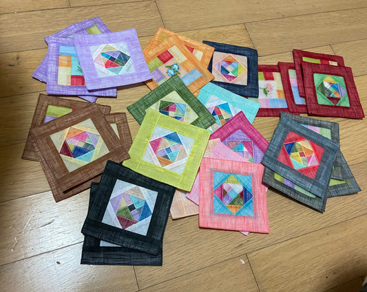 Korean traditional pattern fabric coaster