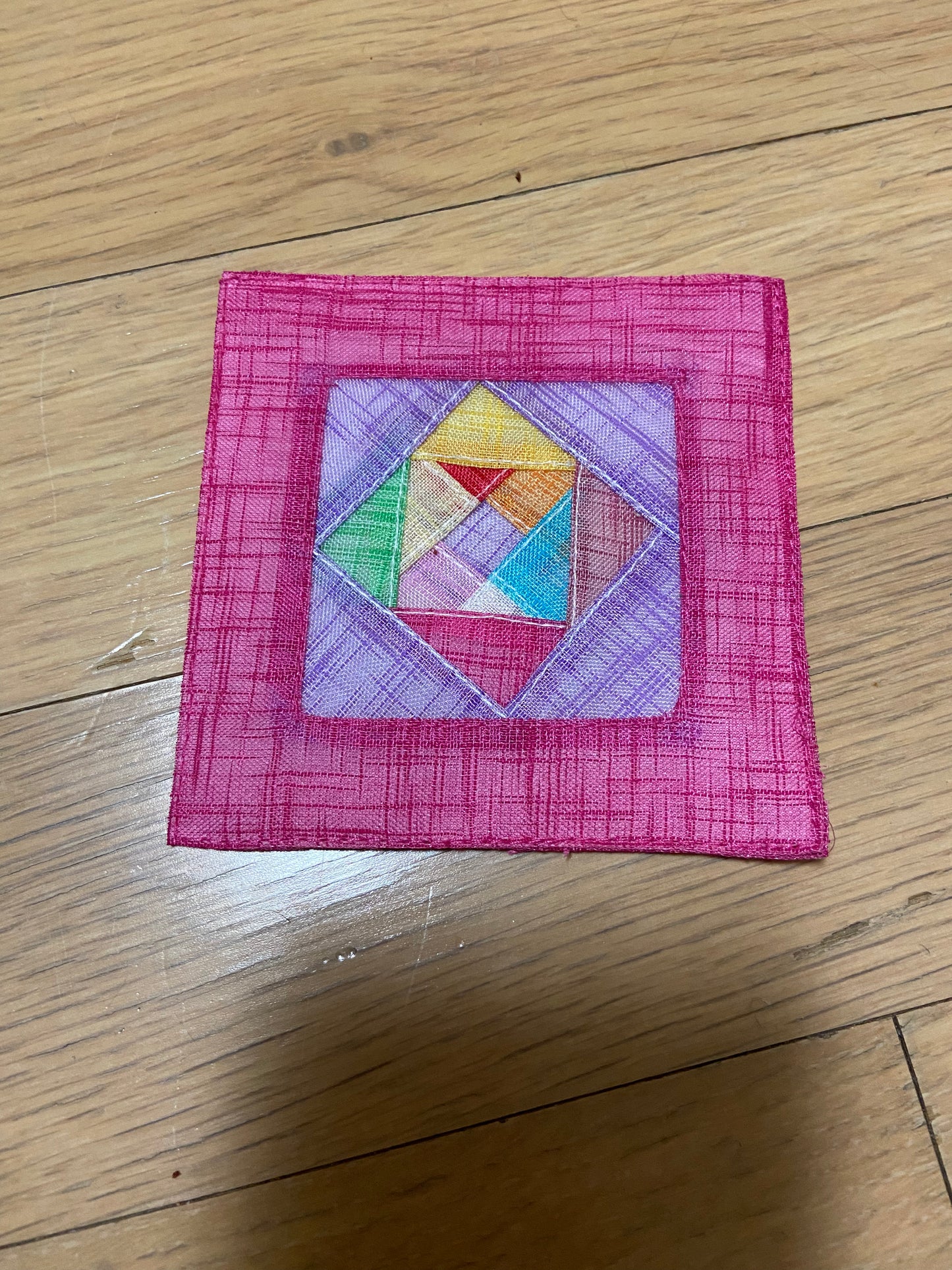 Korean traditional pattern fabric coaster