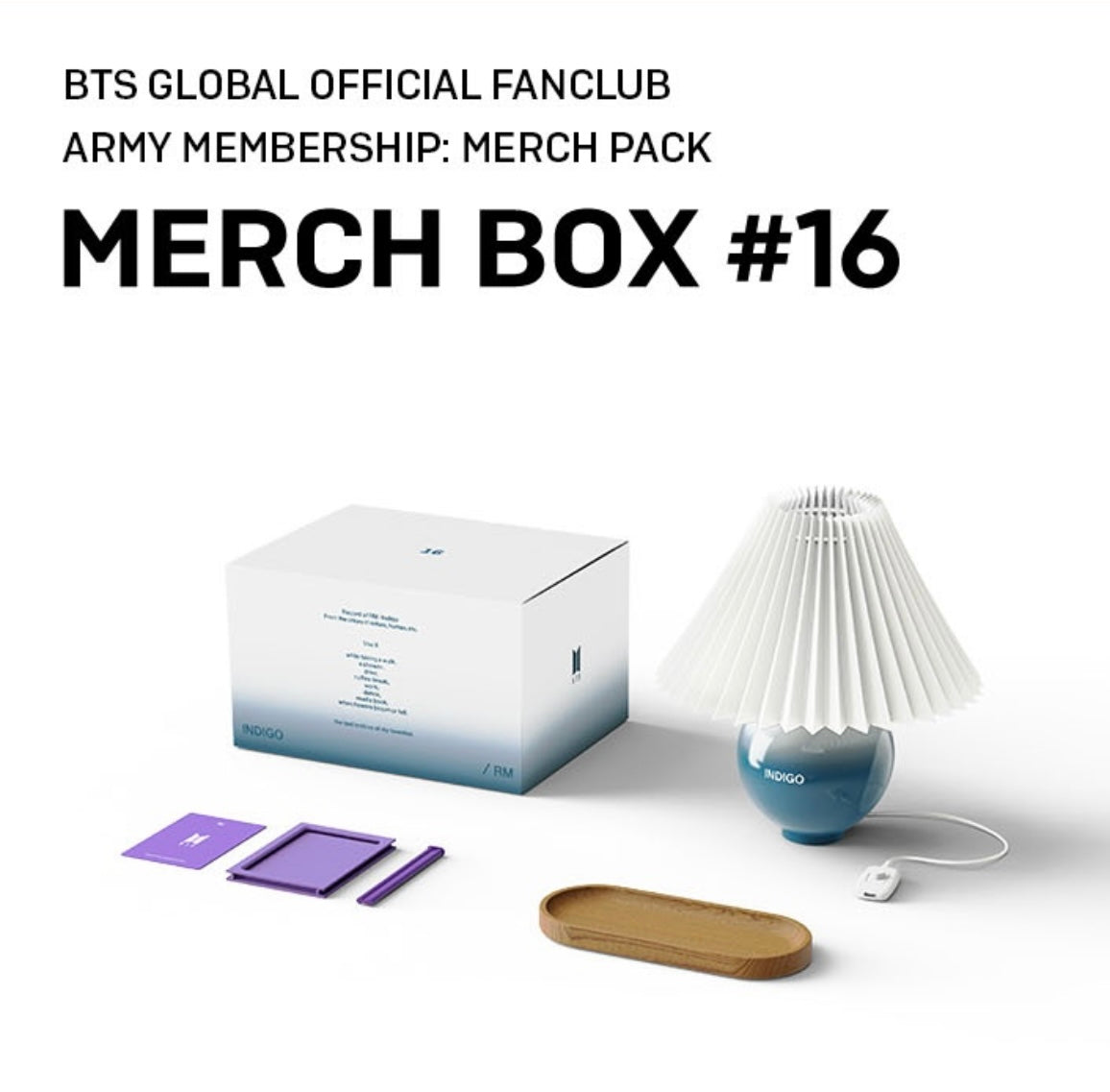 BTS merch box #16 Indigo