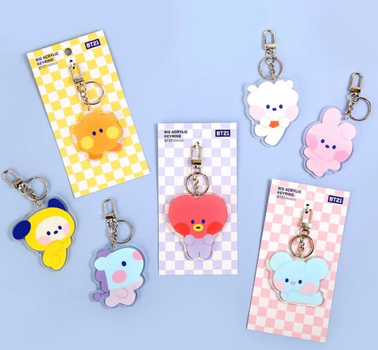 BT21 acrylic keychains