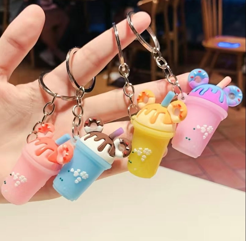 Themed drink keychains