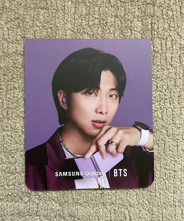 BTS x Samsung collab photocards