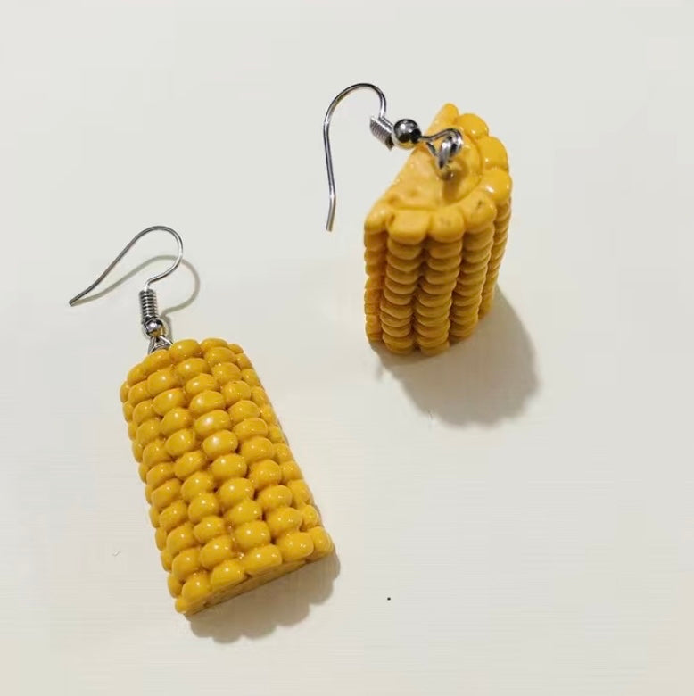 Corn cob earrings