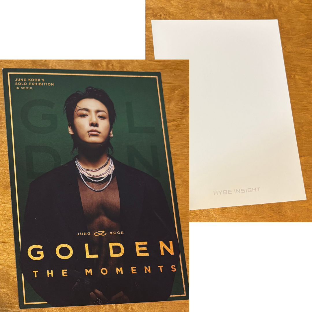 Jungkook Golden Hybe Insight exhibition preorder