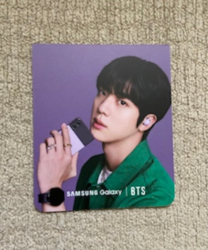 BTS x Samsung collab photocards