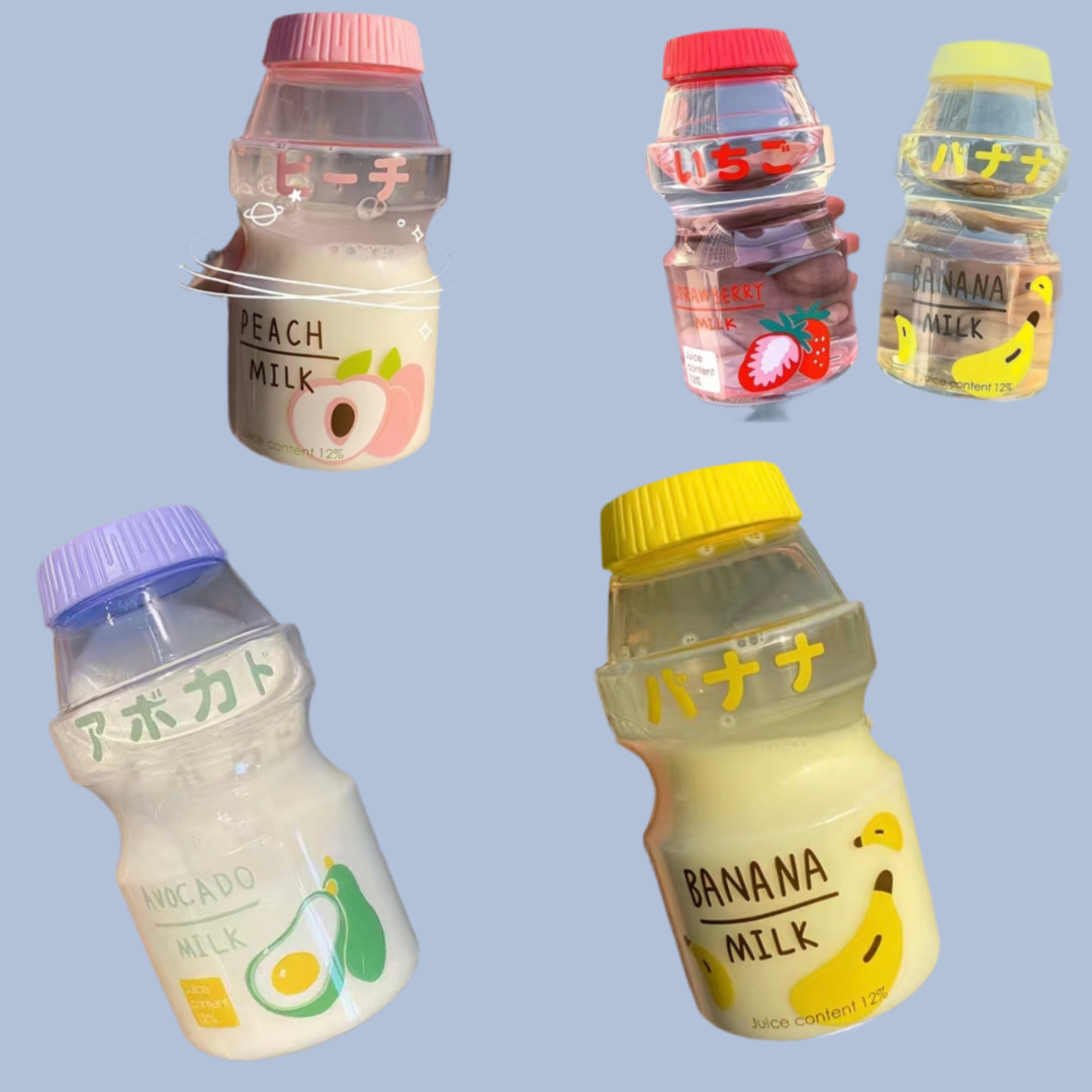 Kawaii Bottles Milk/yogurt themed