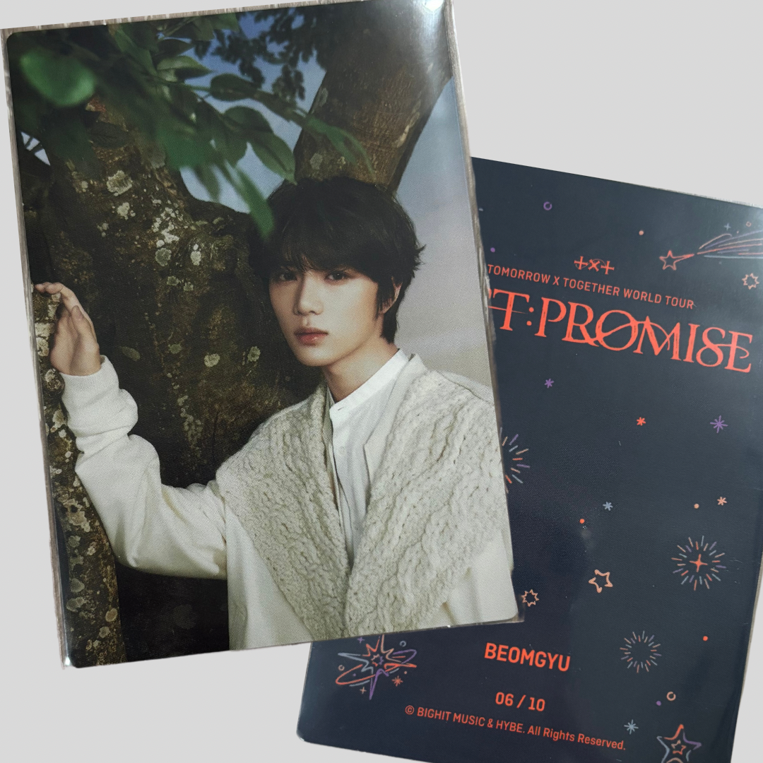 Tomorrow by Together (TXT) Act:Promise Tour merch Photo cards