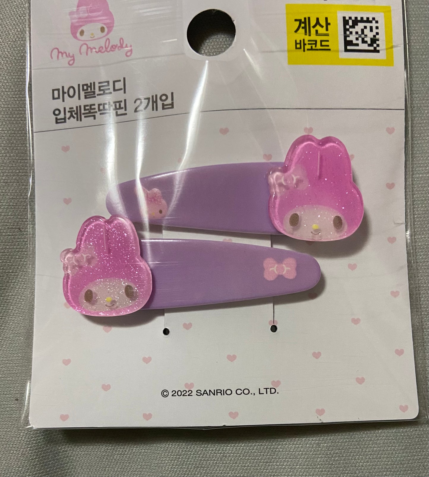 Sanrio hair clips