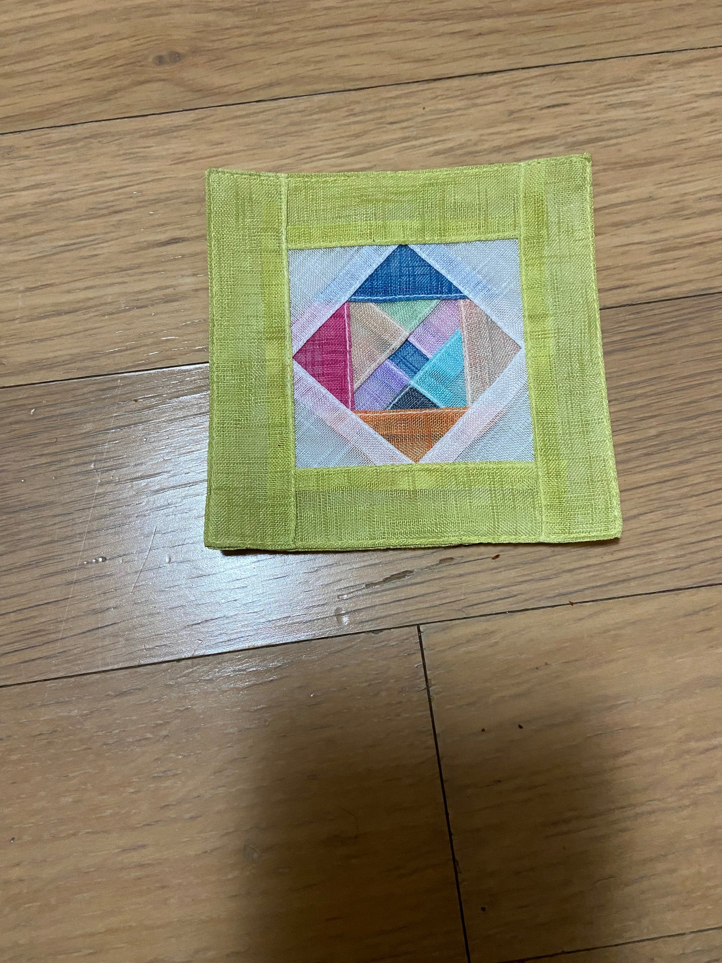 Korean traditional pattern fabric coaster