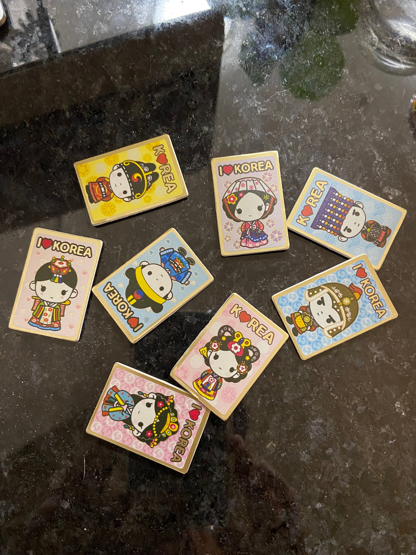 Korea souvenir magnets