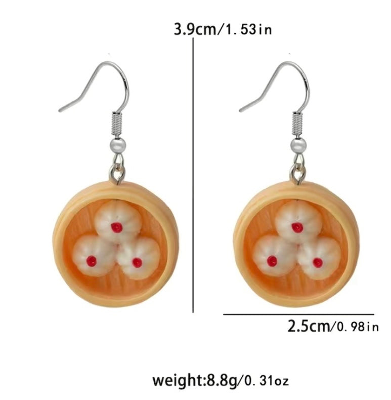 Dumpling earrings