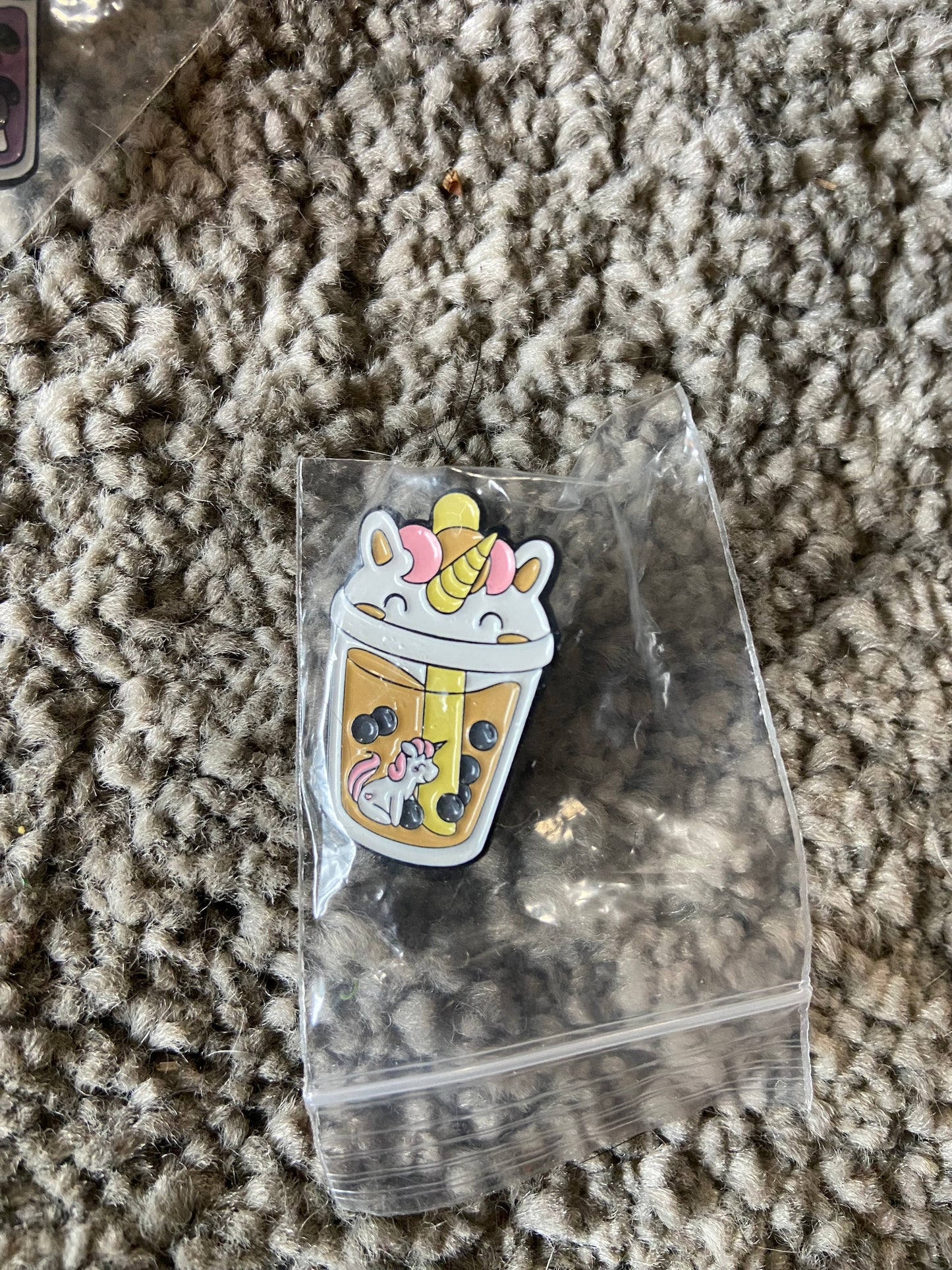 Boba tea animal pins