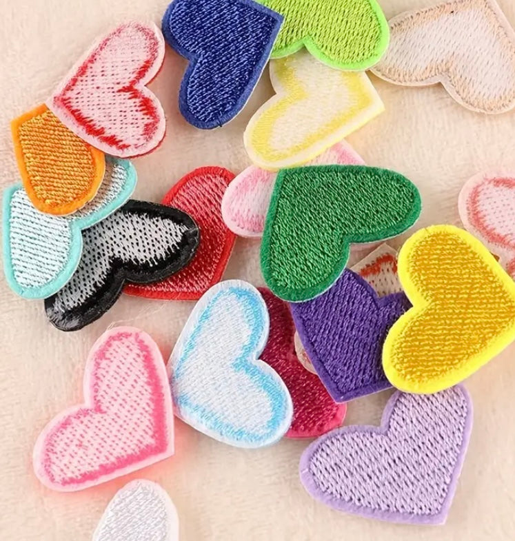 Embroidered Heart Patch