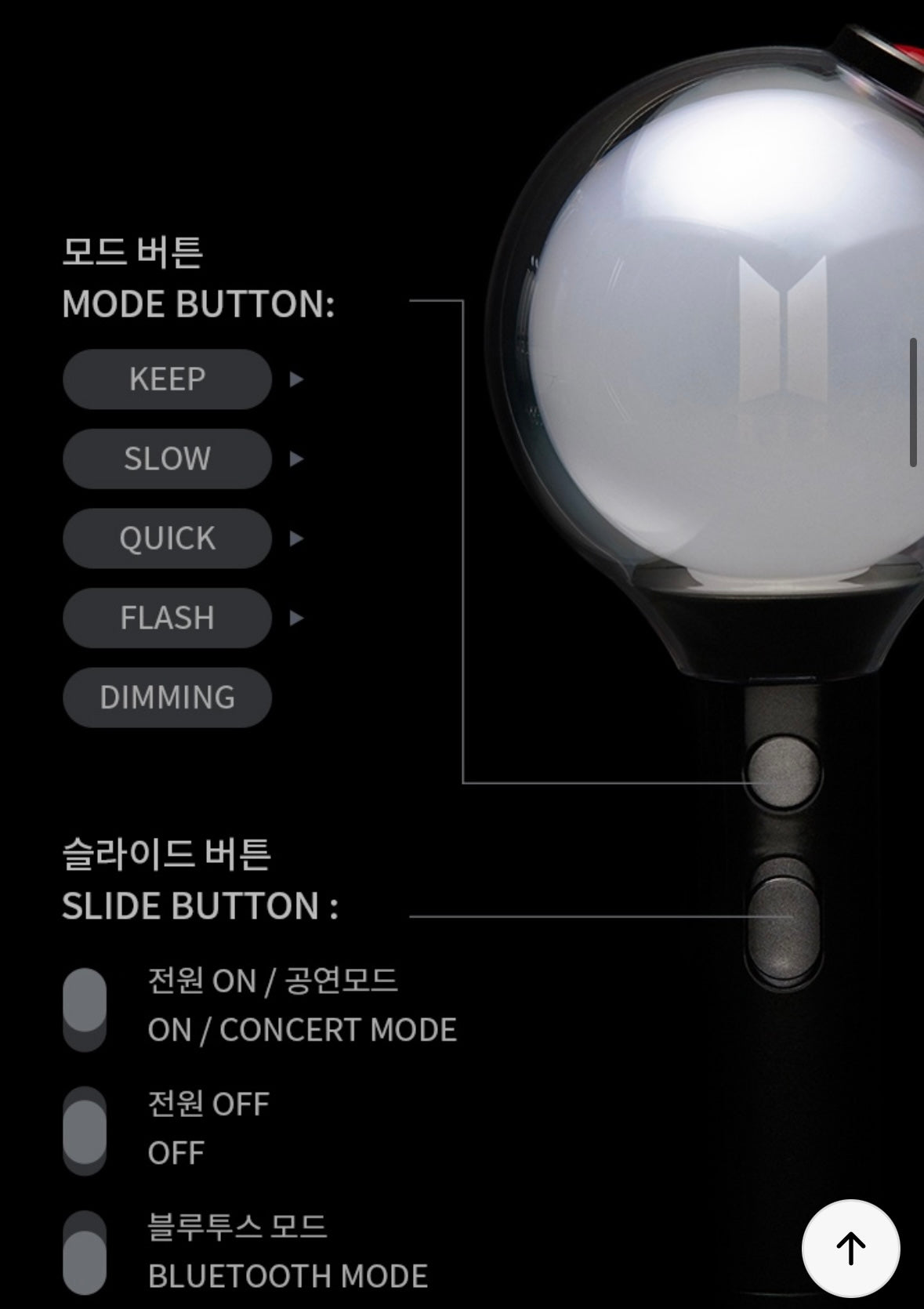 BTS Map of the Soul Edition Lightstick