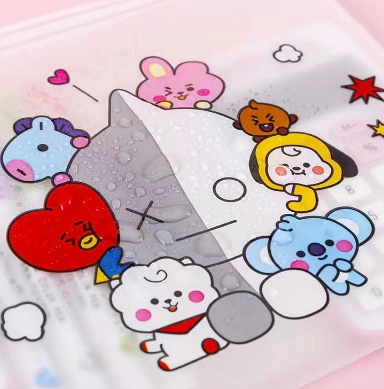 Kpop inspired transparent pouch