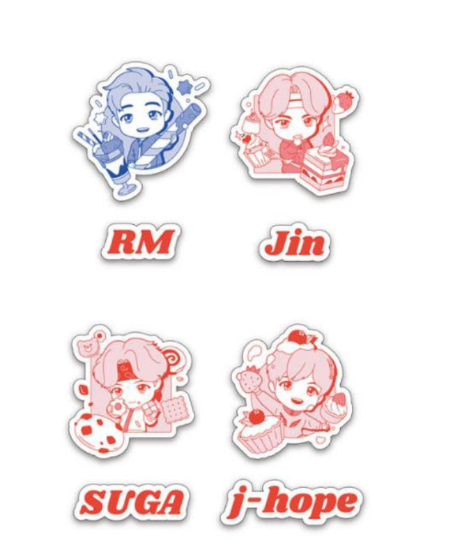 BTS Tiny tan sweet time removable stickers