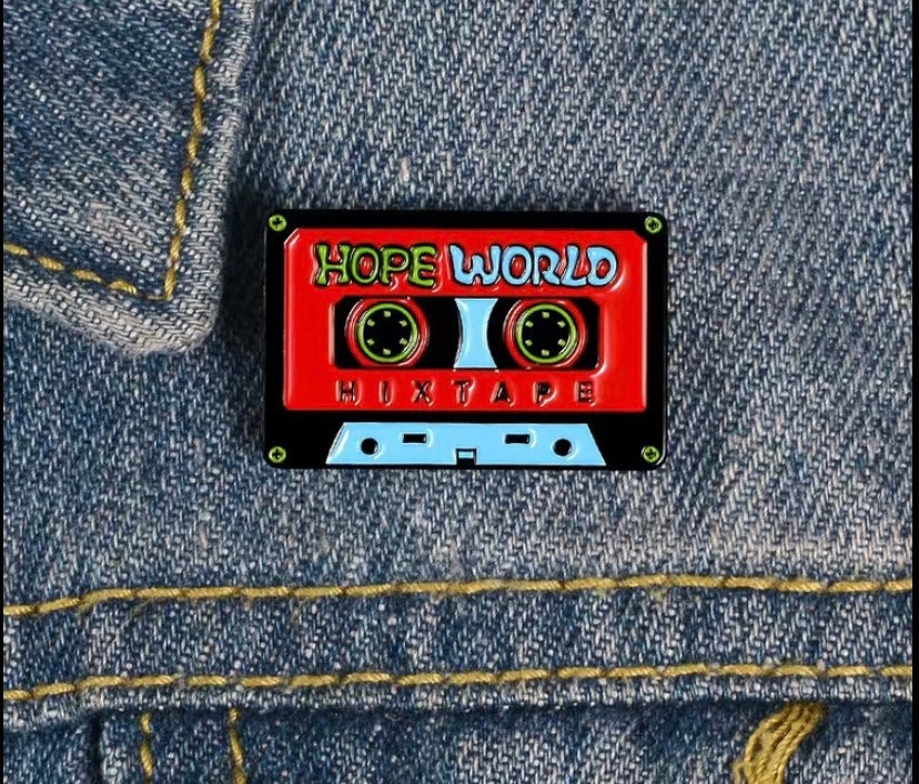 Hope world pin