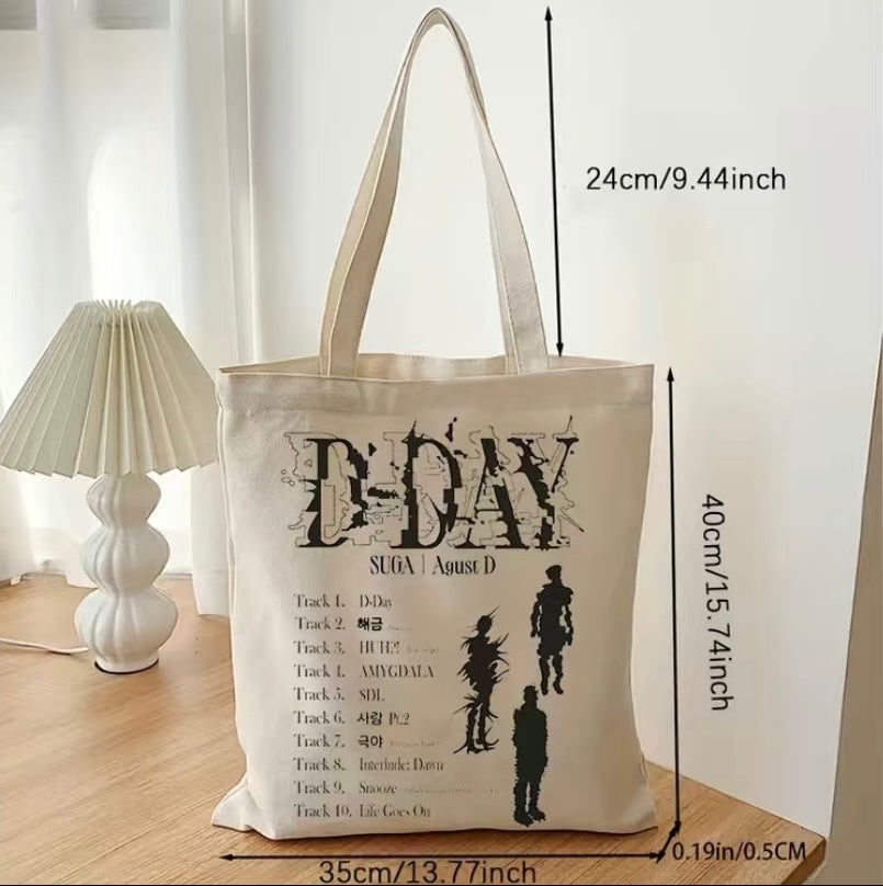 Kpop Canvas tote bags