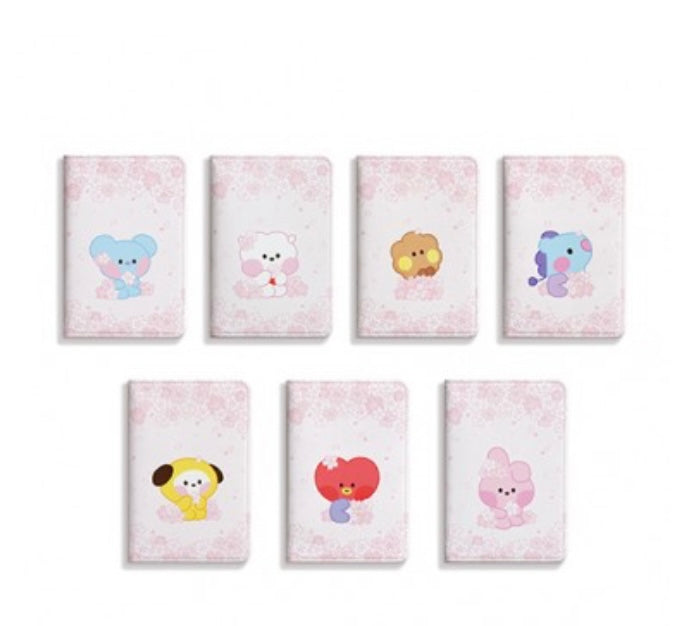 BT21 cherry blossom passport cover