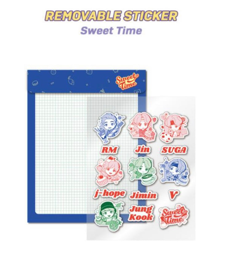 BTS Tiny tan sweet time removable stickers