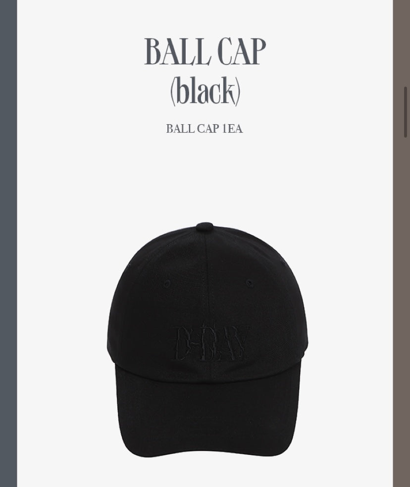 D-day tour merch agust d ball cap.