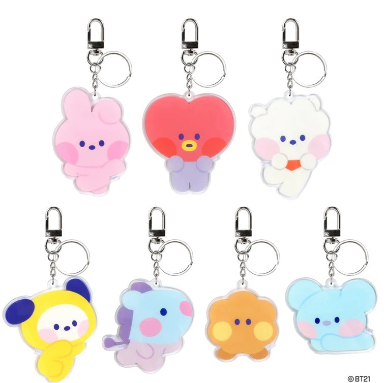 BT21 acrylic keychains