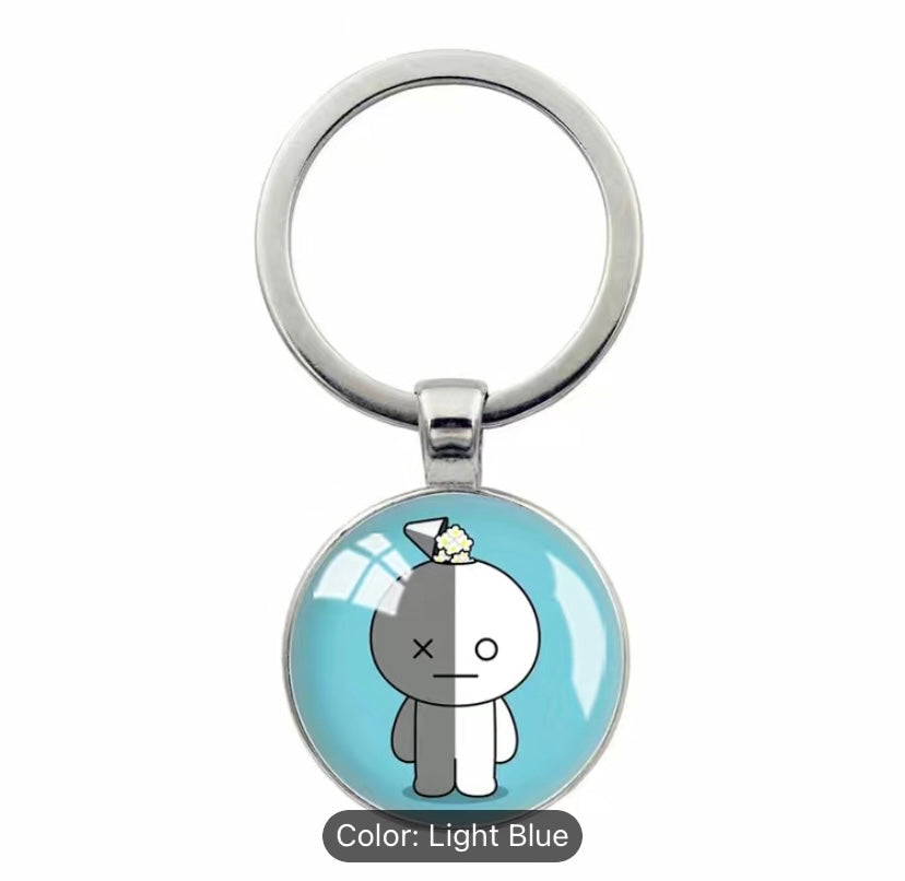 BT21 inspired bubble keychains