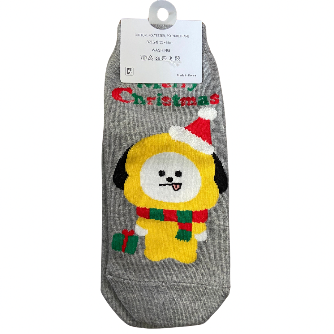 BT21 inspired Christmas socks